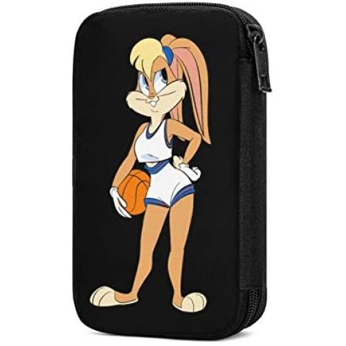Hxuedan Lola Bunny Looney Tunes The Data Cable Storage Bag is A Portable and Independent Design SuitableVFor Travelers to Place The Data Cable, Earphone and Electronic Product Data Cable Storage Bag