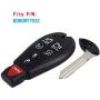 Keyless Remote Key Fob Replacement for 2008-2015 Chrysler Town and Country,2008-2014 Dodge Grand Caravan, M3N5WY783X 433MHZ,Pack of 2