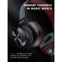 PeohZarr On-Ear Headphones with Microphone, Lightweight Folding Stereo Bass Headphones with 1.5M Tangle Free Cord, Portable Wired Headphones for Smartphone Tablet Laptop Computer MP3/4