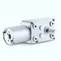 Greartisan DC 12V 11RPM Turbo Worm Geared Motor High Torque Turbine Worm Gear Box Reduction Motor 6mm Shaft JSX950-370