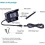 Wireless Backup Camera, LASTBUS Night Vision Wide View Angle IP69 Waterproof WiFi Rear View Camera WiFi Backup Camera for iPhone iPad Android Phone Tablet