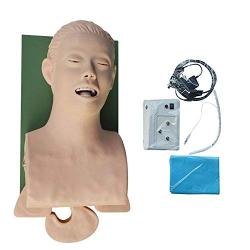 INTBUYING Electronic Airway Management Trainer, Tracheal Intubation Training Simulator Model Airway Management Trainer Intubation Head Teaching Study Model Manikin