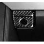 Interior Carbon Fiber Car Storage Box Panel Trim Sticker Styling,Black