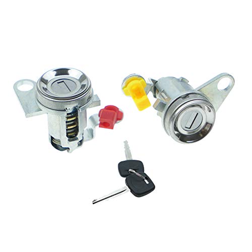 Door Lock Kit with Keys Fits for Toyota Tacoma 1995-2004 Front Driver and Passenger Side Cylinder 4 Set Replace 6905135070 69052-35070 DL-107 DL108R