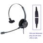 Telephone Headset with Microphone Noise Cancelling, Monaural with RJ9 Jack & 3.5mm Connector for Office Call Center Deskphone Cell Phone PC Laptop, Work for Cisco 7941 7965 6941 7861 8811 8961