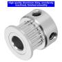 12 PCS GT2 Timing Belt Pulley 20Teeth 6.35mm Bore Timing Pulley Aluminum Wheel for 3D Printer 6mm Width GT2 Timing Belt