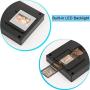 Rybozen Mobile Film and Slide Scanner, Converts 35mm Slides & Negatives into Digital Photos with Your Smartphone Camera, Interesting Presents and Toys with LED Backlight（2AA Batteries not Included