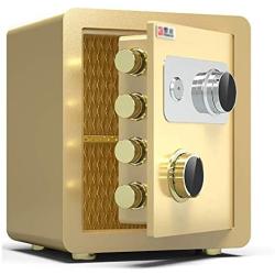 LP-LLL Safe Box - Mechanical Safe,Office Mini Security Cabinet,Home All Steel 40cm Anti-Theft Safe for Fireproof Waterproof
