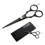 Sanguine Professional Hairdressing Scissors, 5.5 inch, 14 cm, Deep Black