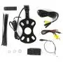 Brandmotion 9002-8857V2 Rear Vision System with CMOS Infrared Camera and Adjustable Bracket for 2007-2018 Jeep Wrangler JK with Factory Display