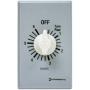 Intermatic FF36H 6-Hour Spring Loaded Wall Timer, Brushed Metal Finish