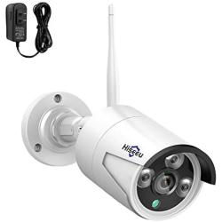 Hiseeu 3MP 1080P Outdoor Wireless Security Camera, Waterproof Outdoor Indoor 3.6mm Lens IP Cut Day& Night Vision with Power Adapter Compatible with Hiseeu 8ch Camera System