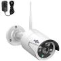 Hiseeu 3MP 1080P Outdoor Wireless Security Camera, Waterproof Outdoor Indoor 3.6mm Lens IP Cut Day& Night Vision with Power Adapter Compatible with Hiseeu 8ch Camera System