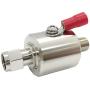 Lightning Arrester F Type Male to Female 3GHz 75 ohm Cellular 2G 3G 4G LTE CATV Satellite with 90V Gas Tube Discharge Surge Arrester