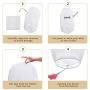 CAMTOA 20 Pack Lanterns-100% Biodegradable,Eco-Friendly, Lanterns for Weddings,Celebrations, Memorial Ceremonies