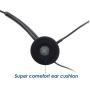VoiceJoy Office Headset with USB Jack Business Noise Cancelling Headset with Microphone, Volume Control Mute Switch for Laptops PCs Computers