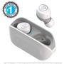 JLab Audio Go Air True Wireless Bluetooth Earbuds + Charging Case | Dual Connect | IP44 Sweat Resistance | Bluetooth 5.0 Connection | 3 EQ Sound Settings: JLab Signature, Balanced, Bass Boost… (White)