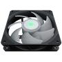 Cooler Master SickleFlow 120 V2 Red Led 120mm Square Frame Fan with Air Balance Curve Blade Design, Sealed Bearing, PWM Control for Computer Case & Liquid Radiator