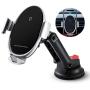 Wireless Car Charger Mount, Qi Fast Charging 15W/10W/7.5W Auto Clamping Cell Phone Holder Air Vent Dashboard, Compatible with iPhone11, X/XR,8/8 Plus, 7/7 Plus, Samsung Galaxy S20, S9,Note10