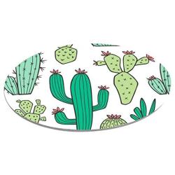 Cholaty Mouse Pad - Thick Natural Rubber Keyboard Mouse Mat Rectangle Non-Slip Rubber Base Mouse Pad Wrapping Edge Cactus Gaming Mouse Pad