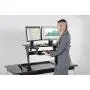 Kantek Sit to Stand Desktop Riser, Black (STS900)