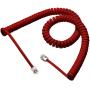 Telephone Cord, Phone Cord,Handset Cord, Red, 2 Pack, Universally Compatible