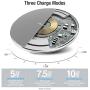 TOZO W1 Wireless Charger Thin Aviation Aluminum Computer Numerical Control Technology Fast Charging Pad Gray (NO AC Adapter)