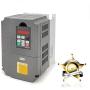 Vector Control CNC VFD Variable Frequency Drive Controller Inverter Converter 220V 7.5KW 10HP for Motor Speed Control HUANYANG GT-Series (220V, 7.5KW)