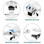 TMANGO Head Mount Magnifier with Lights, Magnifying Headset Glasses for Close Up Work, Watch, Cross-Stitch, Jewelry, Embroidery, Arts & Crafts or Reading Aid with Headband
