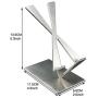 ArtsOnDesk Modern Art Desk iPhone Stand St204 Stainless Steel Satin Finish Patent Registered -- Especially Designed for Typing Compatible with all iPhones Google Pixel Samsung Mobile Ipad Perfect Gift