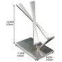 ArtsOnDesk Modern Art Desk iPhone Stand St204 Stainless Steel Satin Finish Patent Registered -- Especially Designed for Typing Compatible with all iPhones Google Pixel Samsung Mobile Ipad Perfect Gift
