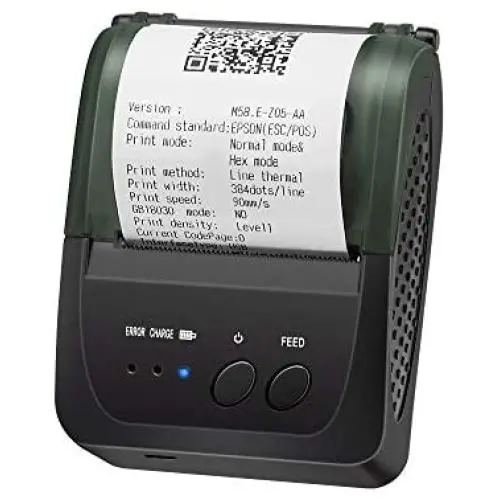 Bluetooth Thermal Receipt Printer, LOSRECAL Portable Personal Bill Printer, Mini Wireless 58mm Mobile Printer Compatible with Android/Windows, DO NOT Support Square/iOS/ipad/iPhone