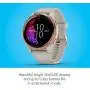 Garmin 010-02173-21 Venu, GPS Smartwatch with Bright Touchscreen Display, Features Music, Body Energy Monitoring, Animated Workouts, Pulse Ox Sensor and More, Rose Gold with Tan Band
