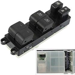 Amrxuts 25401-ZL10A Front Left Power Window Control Switch for 2007-2012 Nissan Pathfinder 25401-ZL10B, 25401-ZL10C