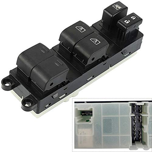 Amrxuts 25401-ZL10A Front Left Power Window Control Switch for 2007-2012 Nissan Pathfinder 25401-ZL10B, 25401-ZL10C