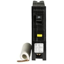 Square D by Schneider Electric HOM120GFICP Homeline 20 Amp Single-Pole GFCI Circuit Breaker