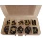 Stargazer 25 Piece Dual Sided SMD to DIP Variety Pack with 40 Fitted Gold Plated Headers [SOIC/TSSOP-8/16, DPAK, D2PAK, SOT-23, SC-59, TO-236, TO-252, TO-263, SOT-89, SOT-223, 0405, 0603, 0805,1206]