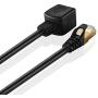 TNP Ethernet Cable Extender Extension Cable Adapter (3FT) - Cat6 Cat5e Cat5 RJ45 Female to Male Network Wiring Coupler Joiner Connector Plug Patch Wire Cord - Black