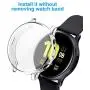 2 Pack Screen Protector Case for Samsung Galaxy Active 2 40mm, All-Around TPU Anti-Scratch Flexible Case Soft Protective Bumper Cover for Samsung Galaxy Watch Active 2. Clear (40mm)