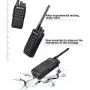 Retevis RT17 2 Way Radios Walkie Talkie Long Range,Two Way Radio with Earpiece,1200mAh Replaceable Rechargeable Battery,USB Charger Base,Commercial Retail Security(10 Pack)