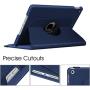 Fintie Rotating Case for New iPad 8th Gen (2020) / 7th Generation (2019) 10.2 Inch - [Built-in Pencil Holder] 360 Degree Rotating Smart Protective Stand Cover with Auto Sleep/Wake, Navy