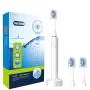 Sonic Electric Toothbrush for Adults and Kids, with TPU Wrapped Handle, Inductive Fast Charge, 5 Brushing Modes, Waterproof, Smart Timer, 3 Replacement Heads&Covers, ITECHNIK ST-102 (White)