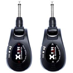 Xvive U2 Guitar Wireless System Rechargeable 2.4GHz Digital Guitar Wireless Transmitter and Receiver for Electric Guitar Bass Violin Keyboard