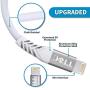TT&C Short iPhone Cable Charger [ 6 inches ] Sync and Charging Data Cord Compatible with iPhone 11/ Xs/Xs Max/Xr/X/8/8 Plus/7/7 Plus/6s/6/5/iPad (White 4Pack)