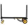 Rock-N-Roller R8RT (Mid) 8-in-1 Folding Multi-Cart/Hand Truck/Dolly/Platform Cart/34'' to 52'' Telescoping Frame/500 lbs. Frame Capacity, Black