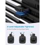 Mpow Car Phone Mount, Air Vent Phone Holder, 3-Level Adjustable Clip, Upgrade Clamp Arm, One Button Release, Rotatable Phone Mount Compatible iPhone 12 11 Pro MAX XS XR X 8 7 6Plus Galaxy S20 Etc