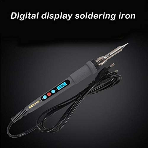 Soldering Adjustable Digital Display Soldering Iron Constant Temperature Internal-heated Soldering Iron Set For Electronic Product Repair - (Plug Type: EU)