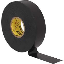 3M Scotch Super 33+ Premium Grade All-Weather Vinyl Electrical Tape, 3/4 in x 52 ft, Black, 1 Roll