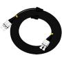 Jeirdus 5M FC to FC FC-FC Outdoor Armored Duplex 9/125 SM Fiber Optic Cable Jumper Optical Patch Cord 5Meters 16ft Singlemode