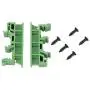 PCB Brackets, PCB Circuit Board Bracket, KPRH-175 PCB Rail Adapter Circuit Board Mounting Bracket Holder Carrier for Electronic Switching Devices, Pack of 10 Fit for mounting DIN C45 rail mounting PCB Brackets, PCB Circuit Board Bracket, KPRH-175 PCB Rail Adapter Circuit Board Mounting Bracket Holder Carrier for Electronic Switching Devices, Pack of 10 Fit for mounting DIN C45 rail mounting